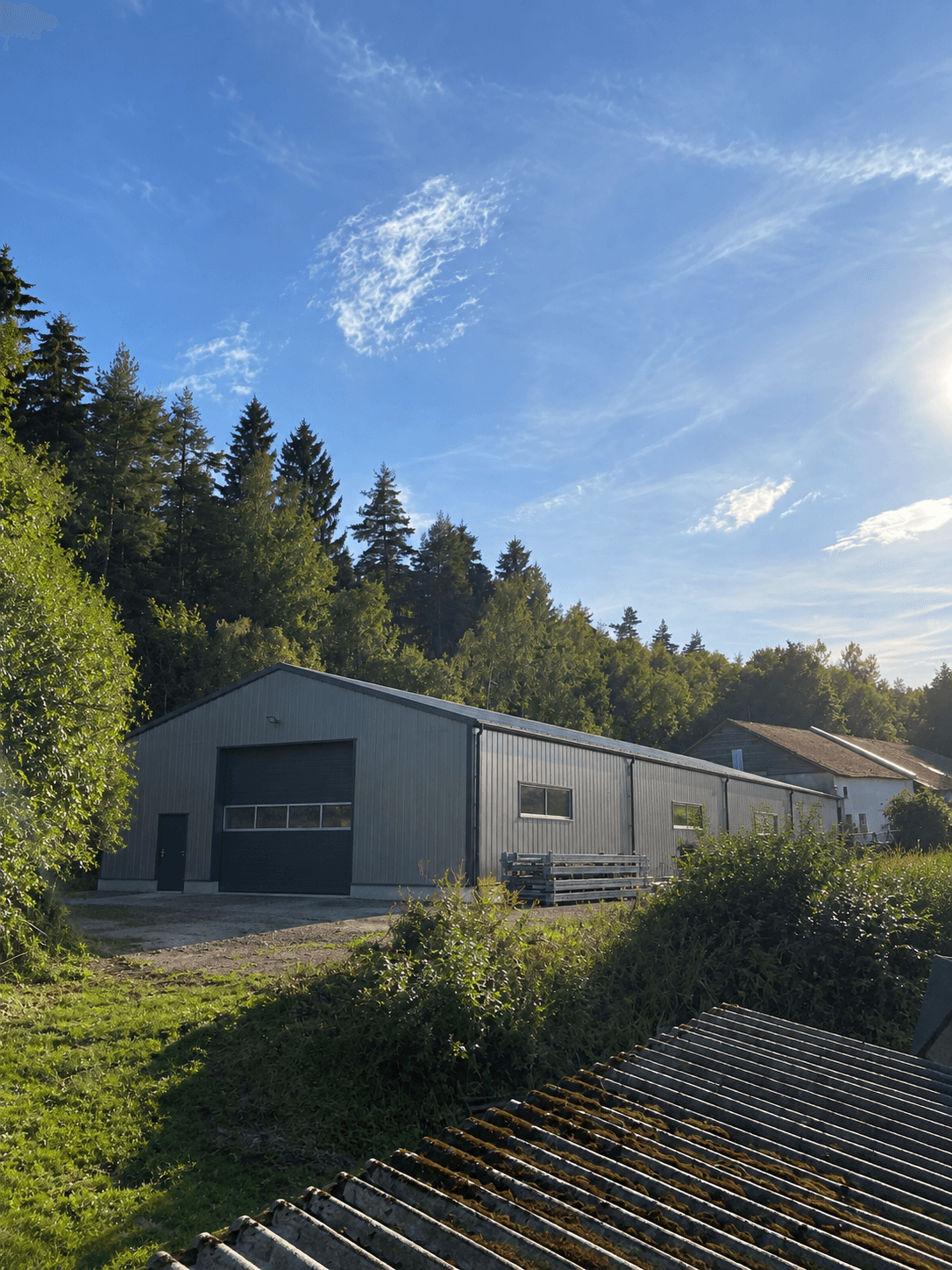 Nová dodaná vizualizace skladovací haly